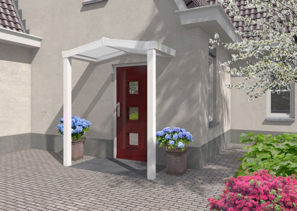 Aluminium-Vordach DORTMUND inkl. 16 mm Polycarbonat