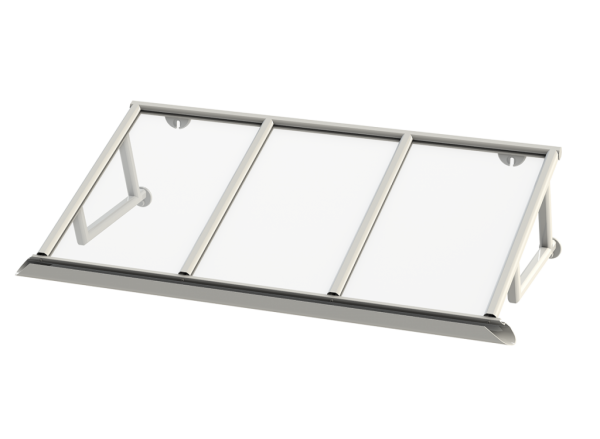 Aluminium-Vordach HELGOLAND I Acryl