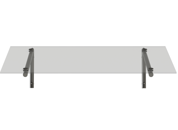 Edelstahl-Vordach LANGEOOG L-LIGHT